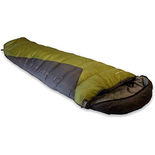 High Peak Schlafsack TR 300, extra breit, 3-4 Jahreszeiten (Koppelbar)