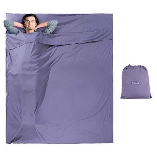Doact Hüttenschlafsack für zwei Personen