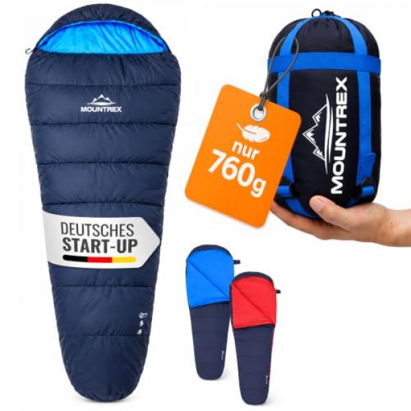 Mountrex Mumienschlafsack koppelbar