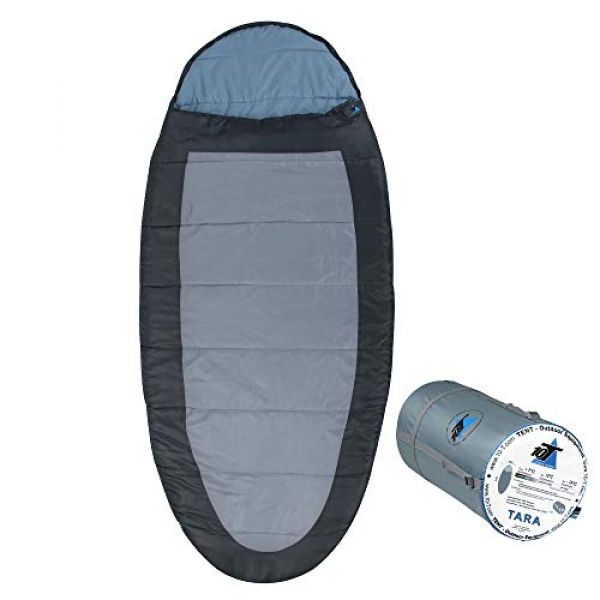 10T Schlafsack TARA -13° warm weich 1900g XXL Ei-Form