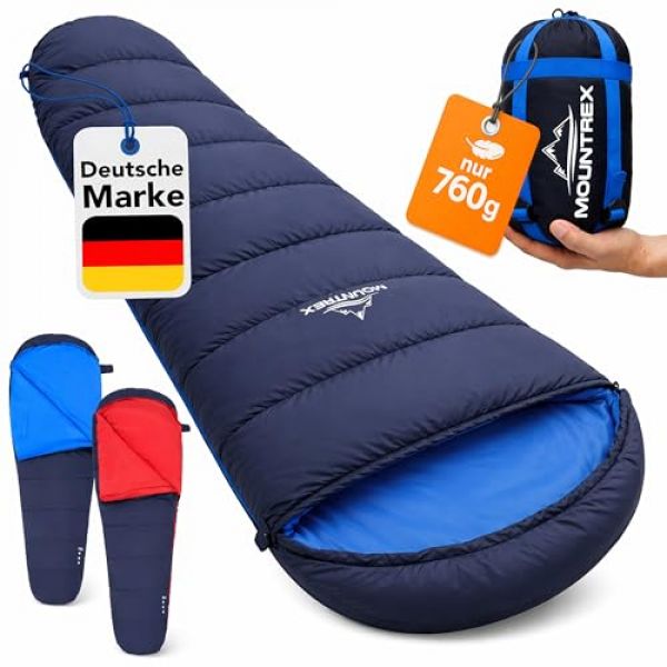 Mountrex Mumienschlafsack koppelbar